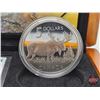 Image 2 : RCM Canada 2004 $5 Limited-Edition Stamp & Fine Silver Coin Set : The Majestic Moose (S/N#14329 of 2