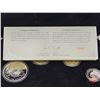 Image 13 : RCM Canada 2004 Fine Silver 4-Coin Set : The Arctic Fox One Ounce ; 1/2 Ounce 1/4 Ounce; 1/10 Ounce 