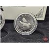 Image 5 : RCM Canada 2004 Fine Silver 4-Coin Set : The Arctic Fox One Ounce ; 1/2 Ounce 1/4 Ounce; 1/10 Ounce 