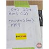 Image 16 : Canada Twenty Five Cent Rolls (12) : 1999 (Months) (Original Rolls) (NOTE: Rolls not opened by the A