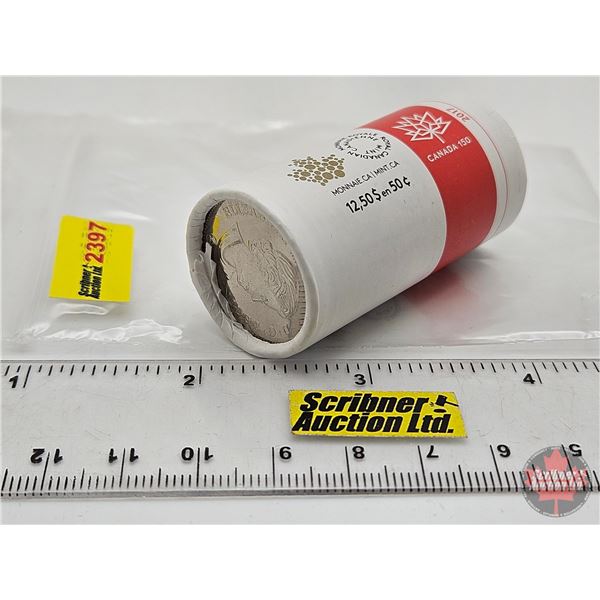 Canada Fifty Cent Roll : 1867-2017 : Canada's 150th (Original Roll) (NOTE: Rolls not opened by the A