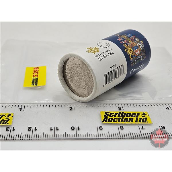 Canada Fifty Cent Roll : 2018 (Original Roll) (NOTE: Rolls not opened by the Auction Company, so qua