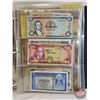 Image 18 : BINDER LOT : Foreign Currency Collection ! (82 Notes) (Variety of Styles/Types/Denominations/Countri