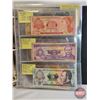 Image 28 : BINDER LOT : Foreign Currency Collection ! (82 Notes) (Variety of Styles/Types/Denominations/Countri