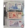 Image 39 : BINDER LOT : Foreign Currency Collection ! (82 Notes) (Variety of Styles/Types/Denominations/Countri