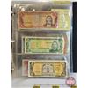 Image 4 : BINDER LOT : Foreign Currency Collection ! (82 Notes) (Variety of Styles/Types/Denominations/Countri