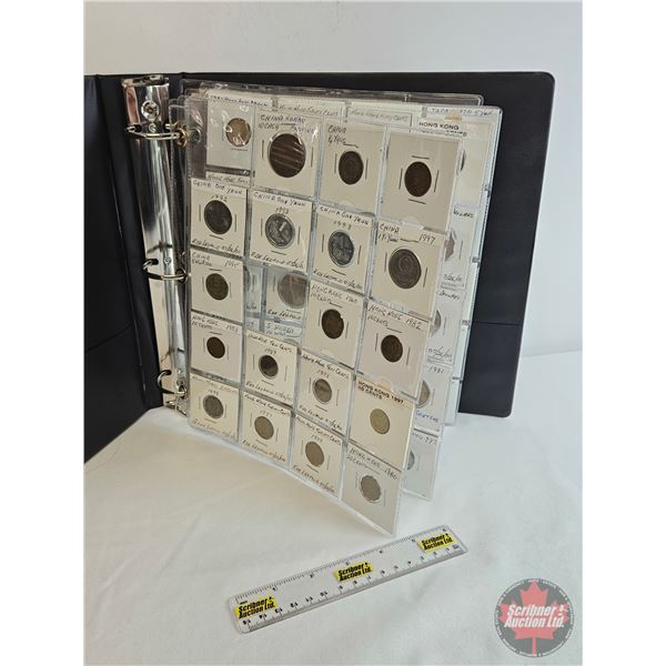BINDER LOT : Foreign Currency Coin Collection ! Asia & Africa (135 Coins) (Variety of Styles/Types/D
