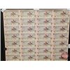 Image 5 : Canada $2 Bills 1986 : (40) UNCUT SHEET 4x10 CBN (ROLLED)  (Thiessen/Crow #EBB2020066 ~ #EBB2039566)