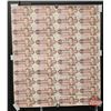 Image 1 : Canada $2 Bills 1986 : (40) UNCUT SHEET 4x10 CBN (ROLLED)  (Bonin/Thiessen #EGU6841779 ~ #EGU6858279