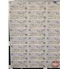 Image 5 : Canada $10 Bills 1989 : (40) UNCUT SHEET 5x8 BABN (ROLLED)  (Knight/Thiessen #BEH6060452 ~ BEH607995