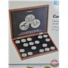 Image 2 : Volterra Leuchtturm (24 Place) $50 Fine Silver Coins (Storage/Display Case) (EMPTY) (Details in Pict