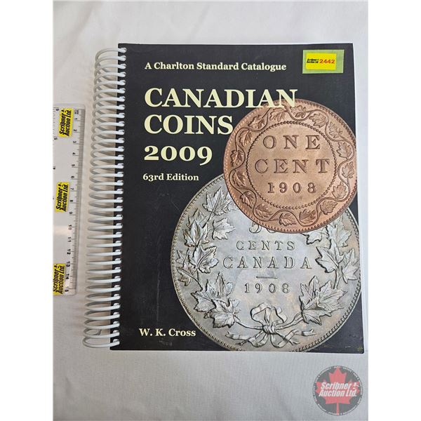 Numismatic Collector Book : 2009 Charlton Standard Catalogue : Canadian Coins : 63rd Edition