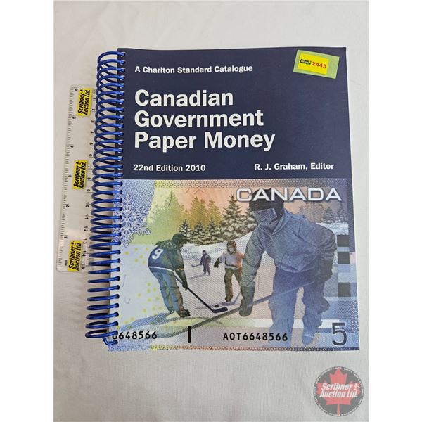 Numismatic Collector Book : 2010 Charlton Standard Catalogue : Canadian Government Paper Money : 22n
