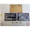 Image 1 : LICENSE PLATES (2) : 1931 Saskatchewan 3000lbs
