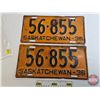 Image 1 : LICENSE PLATES (2) : Saskatchewan 1936