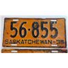 Image 3 : LICENSE PLATES (2) : Saskatchewan 1936