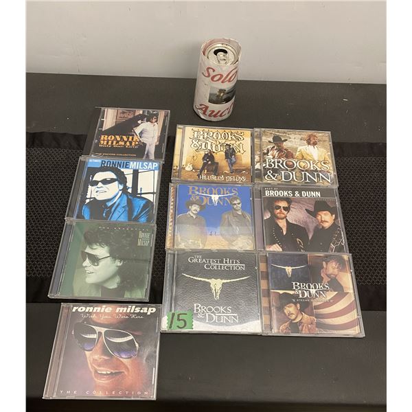 10 Music CD's featuring country artists