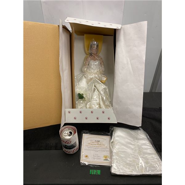 Ashton Drake collector's doll with certificate of authenticity featuring Princess Catherine