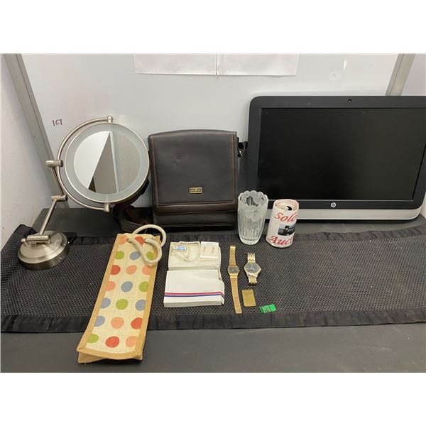 HP tablet, watches, makeup mirror, Eaton fashion jewelry set and more