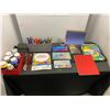 Image 1 : Huge lot of craft items including water colour paints, paper, pencil crayons, acrylic paints and mor