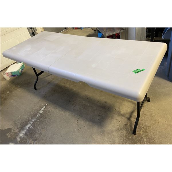 Folding table size 72" x 30"