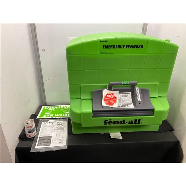 Emergency eye wash station