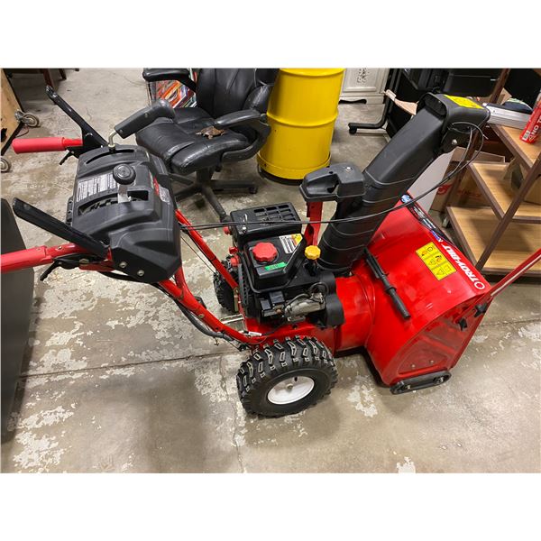 Troy-Bilt two stage gas powered snow blower, 24 inch