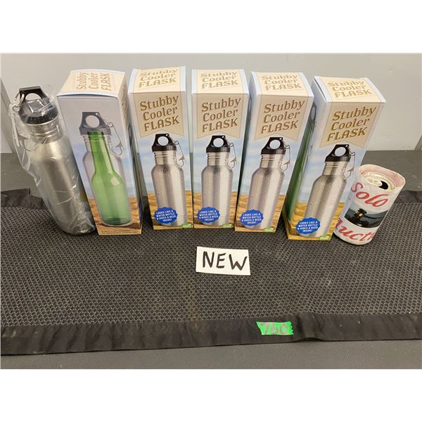 Lot of 5 Cooler flasks