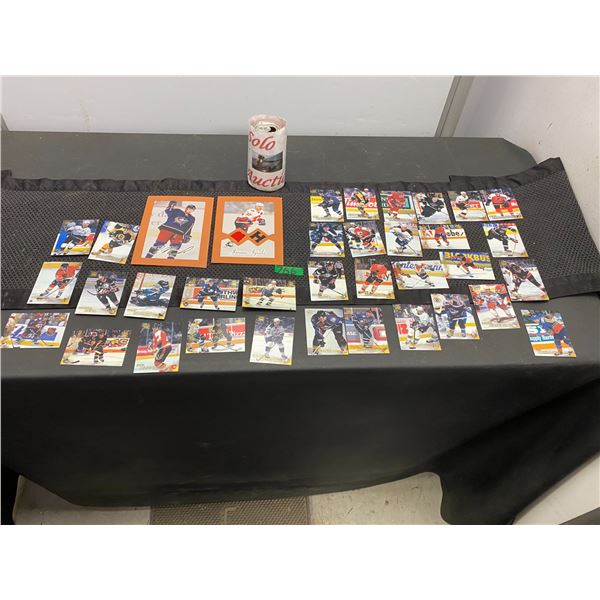 Hockey collector's trading cards