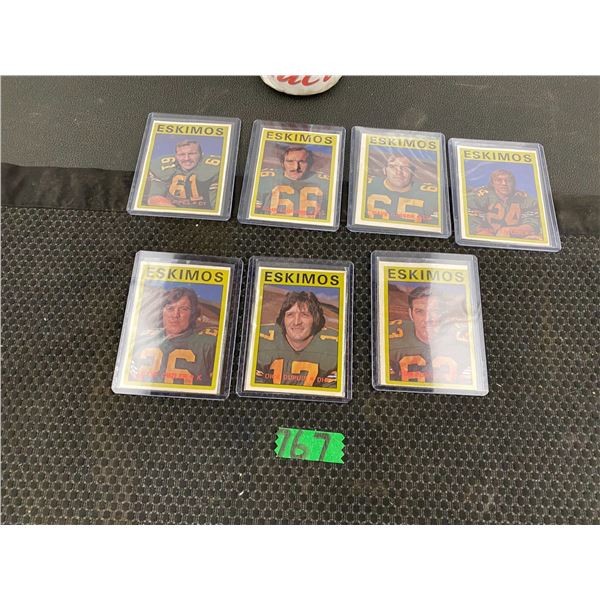 Edmonton Eskimo trading cards