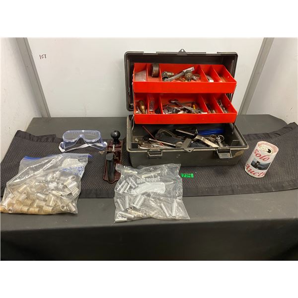 Tool box full of hand tools