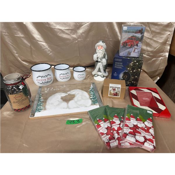 Lot of Christmas home décor items/Decorations/Gifts