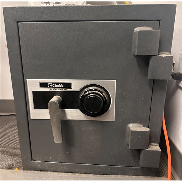 Chubb Fire Burglary Safe with Comno 18x18x21H - Heavy