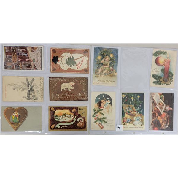 Christmas Holiday Greeting Fantasy Like Postcard Album 55+