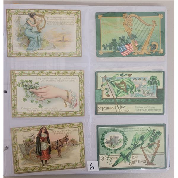 St. Patrick's Day Holiday Greeting Postcards Album 130+