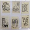 Image 5 : Alphabet Letter Postcard Album Approx. 175 Cards