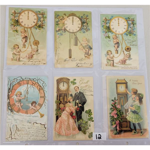 New Years Holiday Greeting Album Approx. 165 Postcards