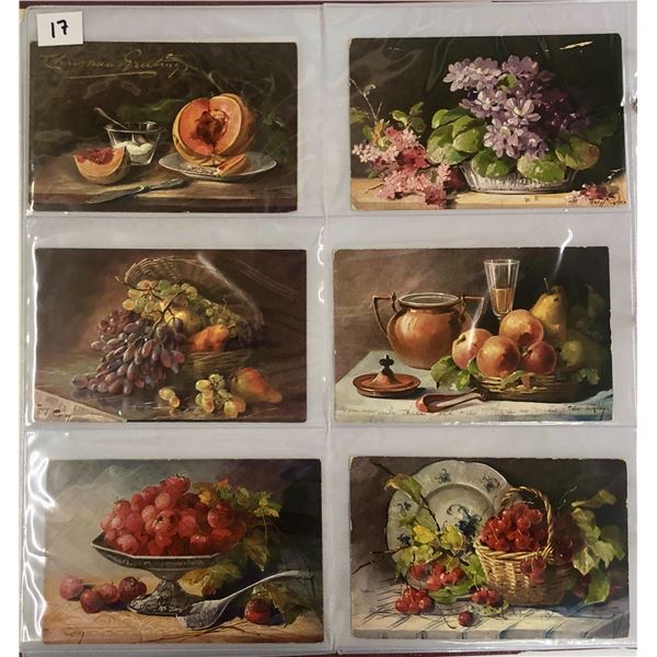 Album of Greetings with Fruit Postcards Approx. 165