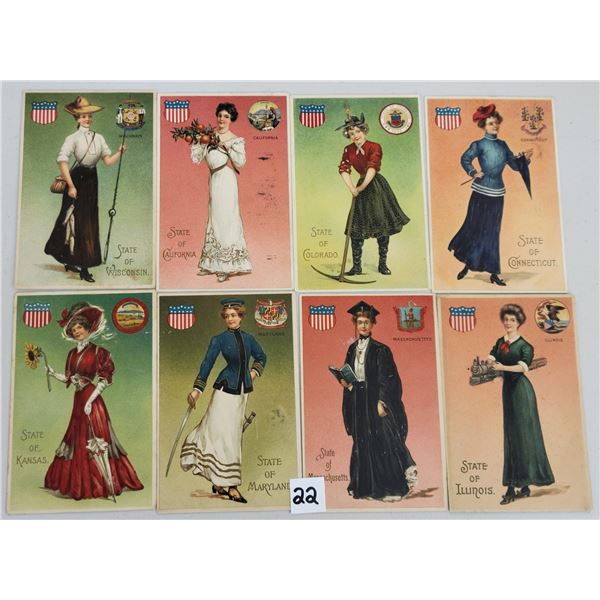 Langsdorf State Girl Postcards 15