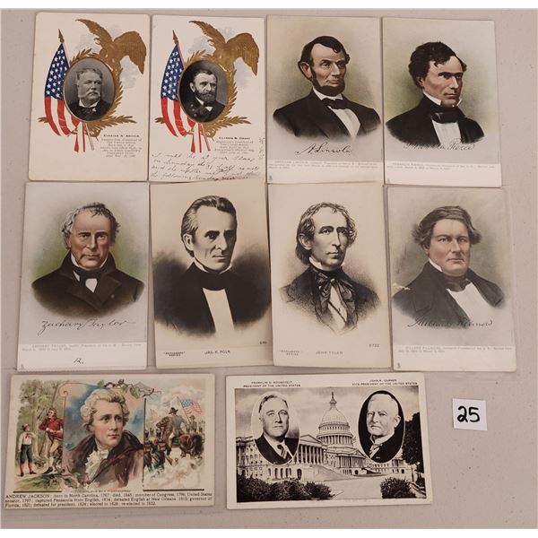 US President Political Postcards Approx. 35