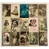 Image 2 : Tinted Real Photo Romance - Ladies - Children Postcards 165