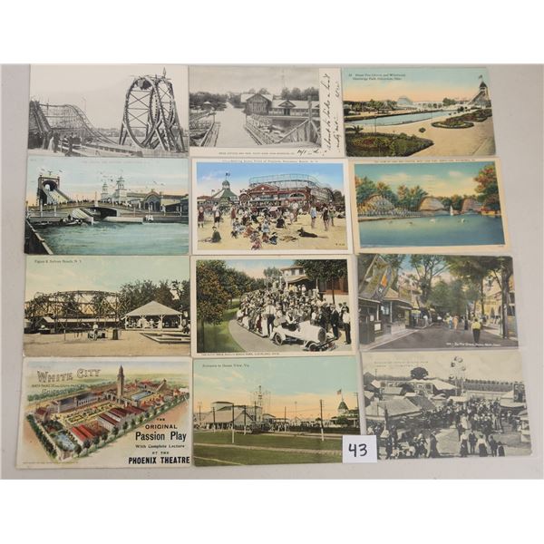Amusement Park Postcards 45+