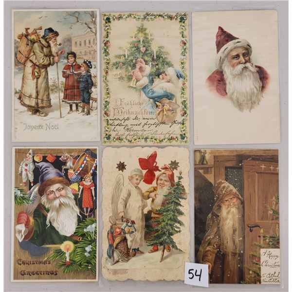 Santa Claus Holiday Greeting Christmas Postcards 10