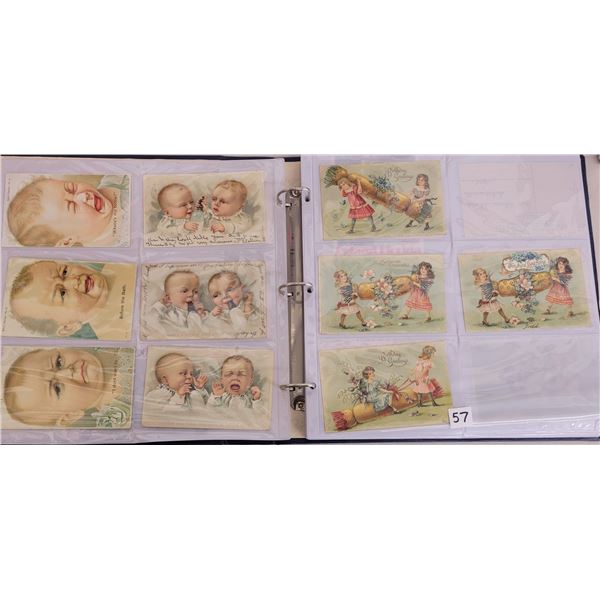 Children Sets Postcard Album 120+