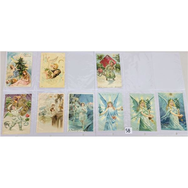 Christmas Angels Holiday Greeting Album 100+ Postcards