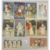 Image 1 : Snowman Holiday Greeting Postcards 35