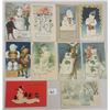 Image 2 : Snowman Holiday Greeting Postcards 35