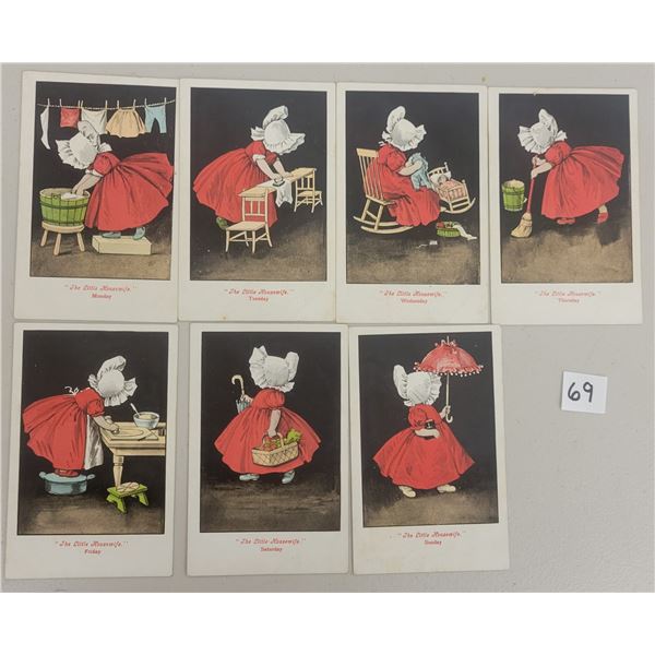 Sunbonnet Children Greeting Postcards 19