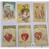 Image 7 : Valentine's Day Holiday Greeting Postcard Album 190+ Postcards