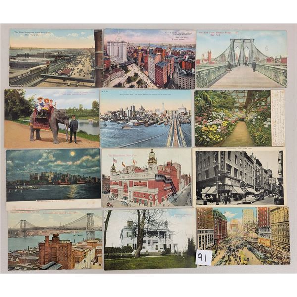 New York City Postcards. Approx. 110